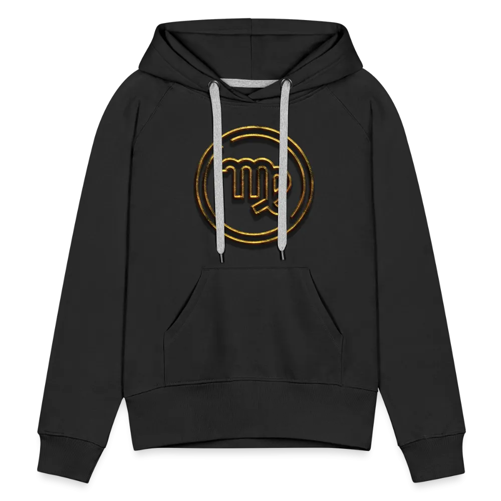 Virgo 3D Gold Women’s Premium Hoodie