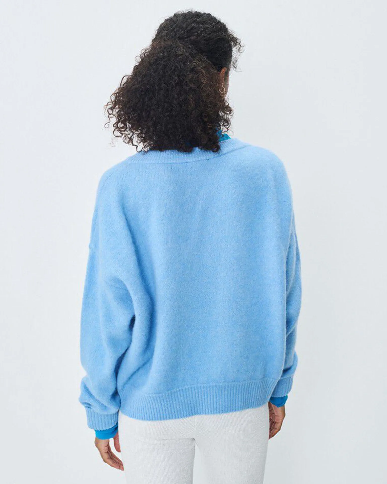 Vito Crewneck Sweater in Atmosphere Chine