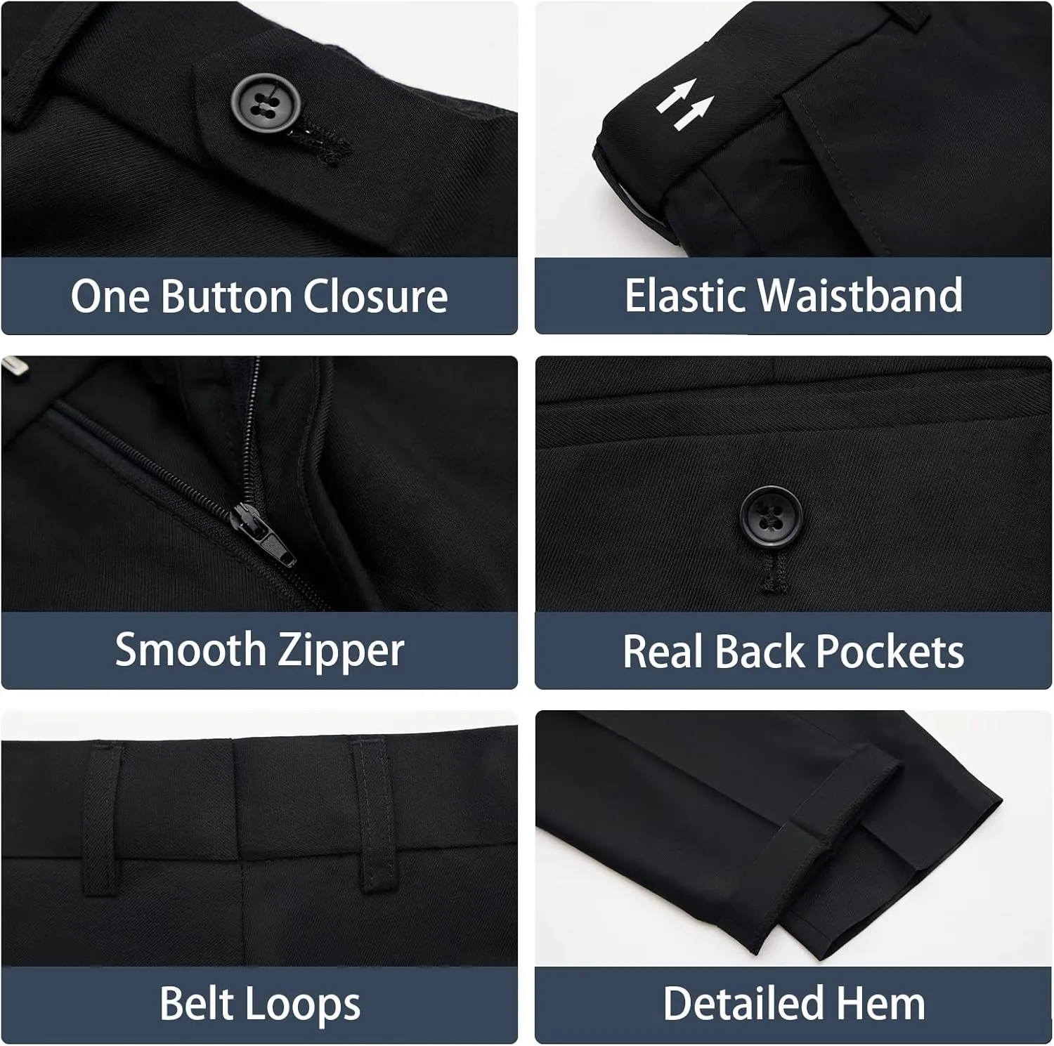 WEEN CHARM Men's Suits Slim Fit 2 Piece One Button Blazer Jacket Wedding Prom Tuxedo Pants Set