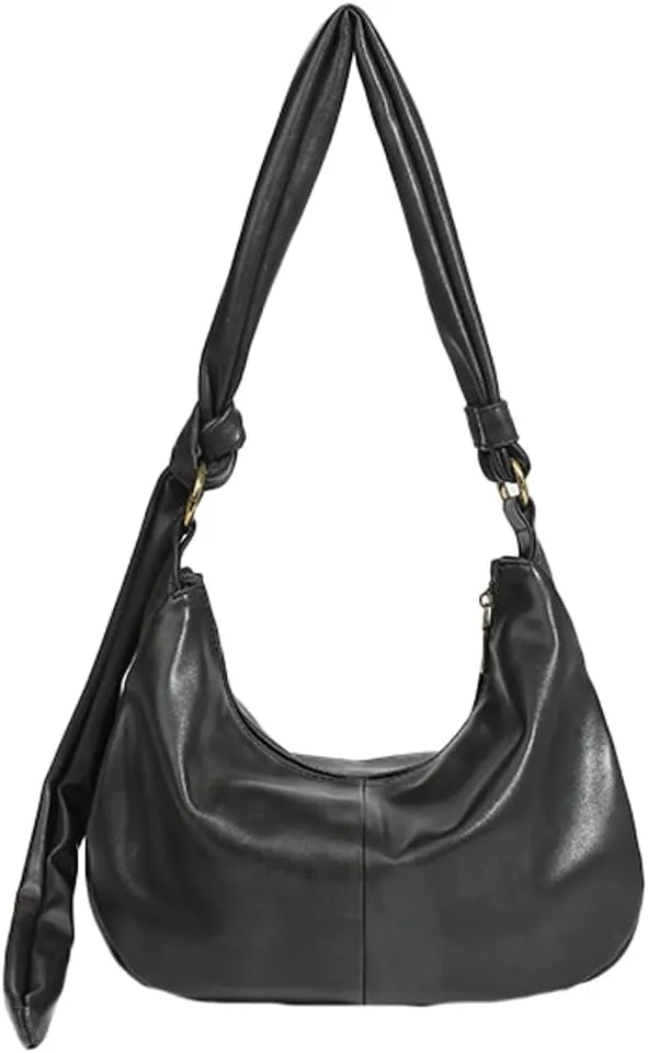 Womens Casual Shoulder Bags Soft Vegan Leather Crossbody Tote Purse Large Dumpling Handbag Top Handle Satchel