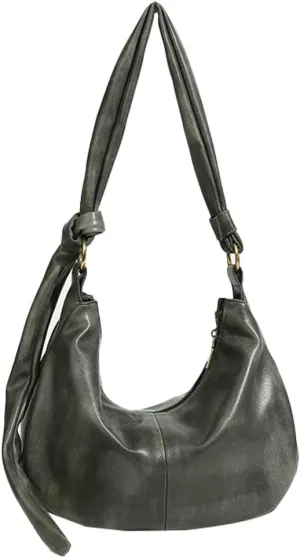 Womens Casual Shoulder Bags Soft Vegan Leather Crossbody Tote Purse Large Dumpling Handbag Top Handle Satchel