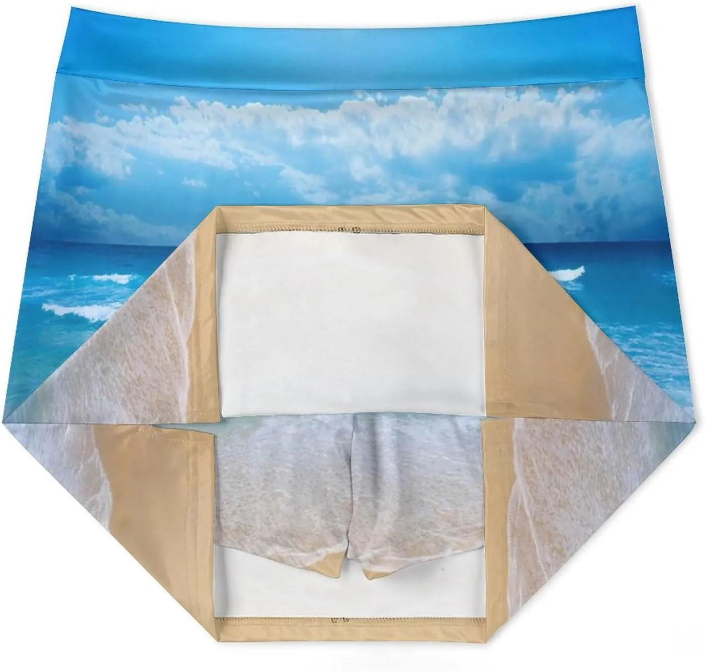 Women's High Waist A-line Short Trouser Skirt Casual Light Proof Trouser Skirt with Pocket S-3XL