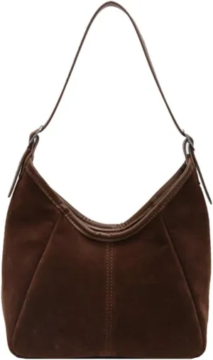 Womens Large Work Shoulder Tote Bag Soft PU Leather Satchel Casual Suede Messenger Handbag Travel Crossbody Purse