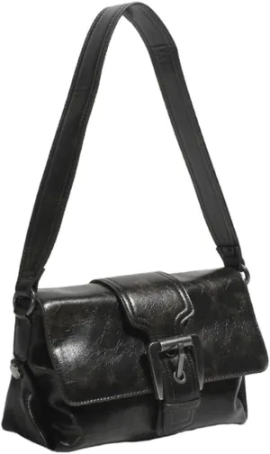 Womens Shoulder Bag Retro Vegan Leather Crossbody Tote Purses Y2k Small Handbag Armpit Bag Top Handle Satchel