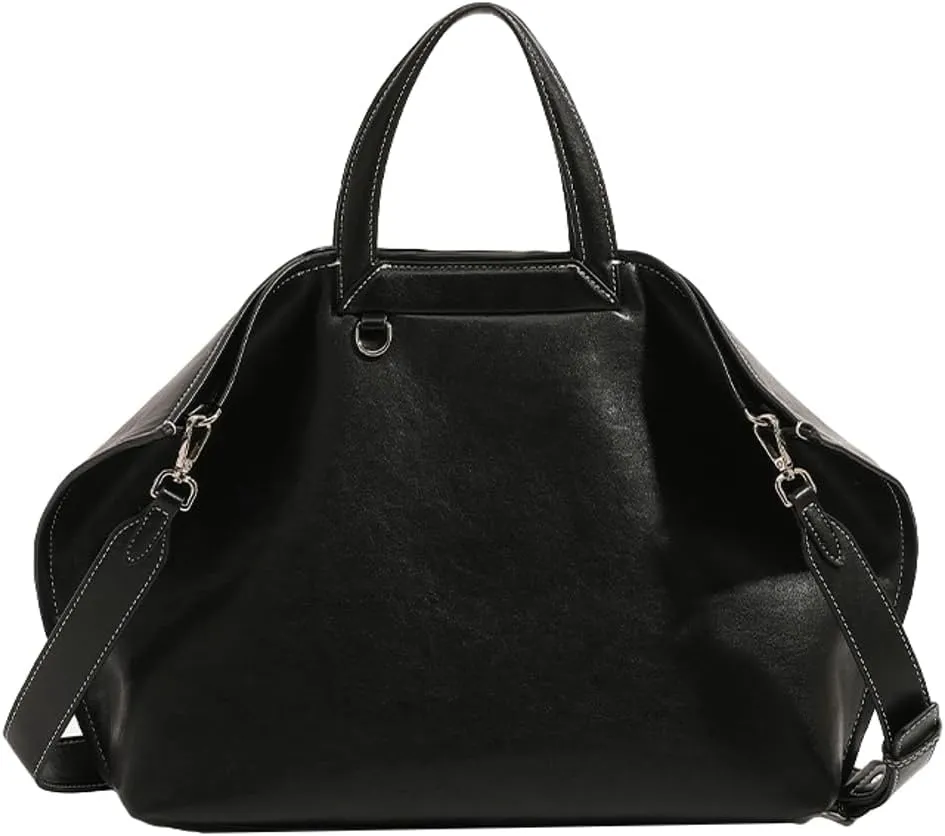 Womens Soft Faux Leather Shoulder Crossbody Bag Large Working Tote Purse Casual Top Handle Handbags Designer Satchel