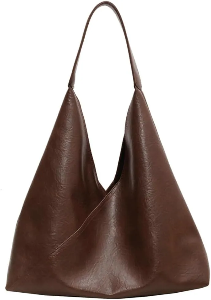 Women's Tote Bags Casual Handbags Soft Vegan Leather Shoulder Purse Stylish Trendy Large Working Top Handle Satchel