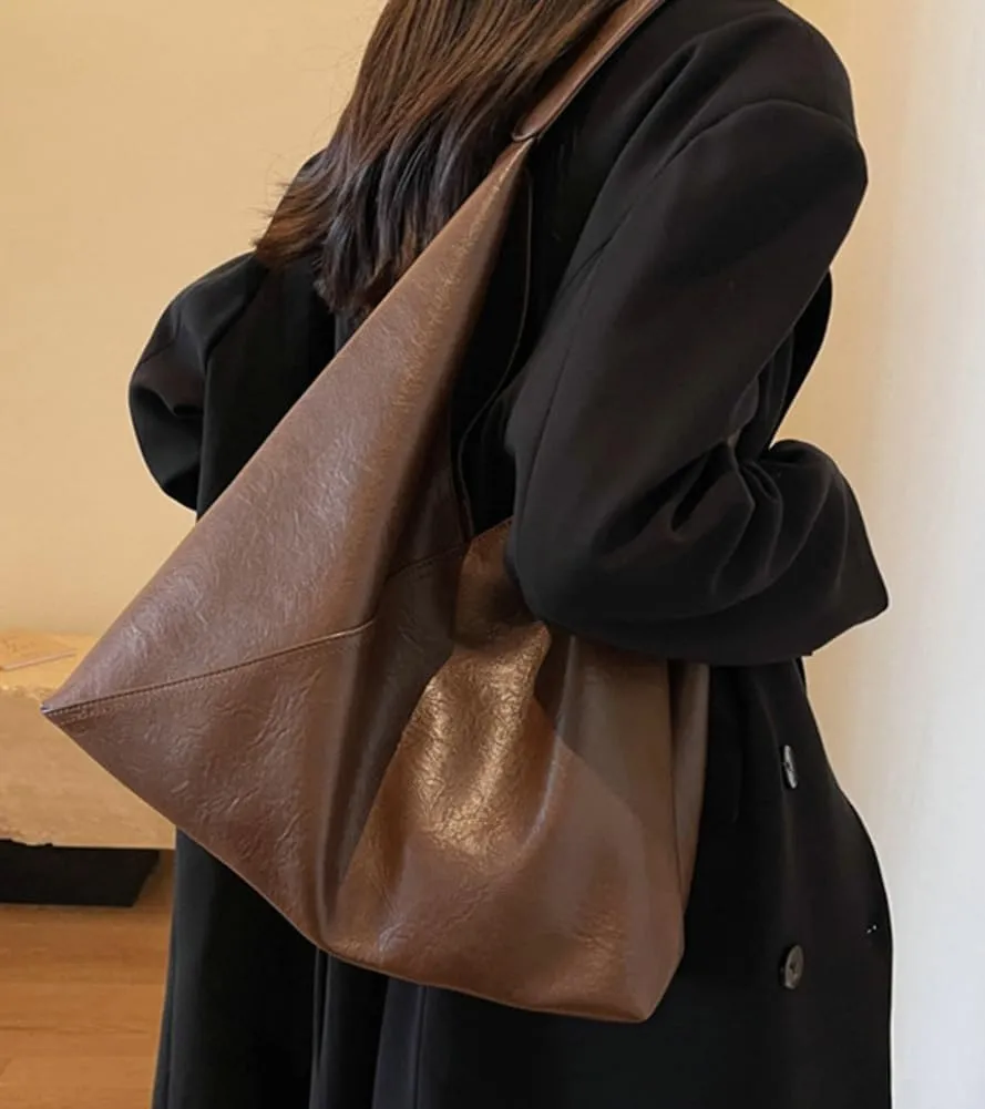 Women's Tote Bags Casual Handbags Soft Vegan Leather Shoulder Purse Stylish Trendy Large Working Top Handle Satchel