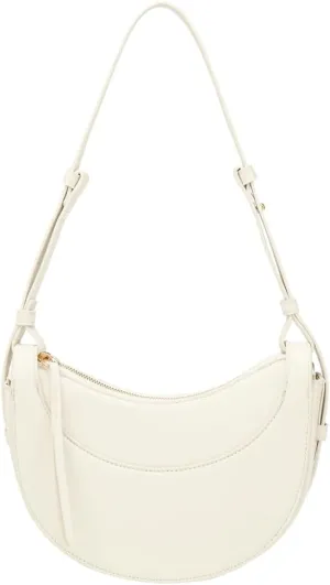 Women's Vegan Leather Shoulder Crossbody Bag Fashion Crescent Bag Dumpling Designer Clutch Purse Satchel